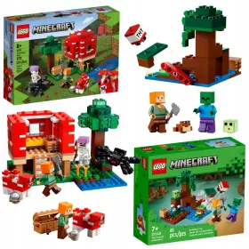 LEGO Minecraft Set - Mushroom House & Swamp Adventure