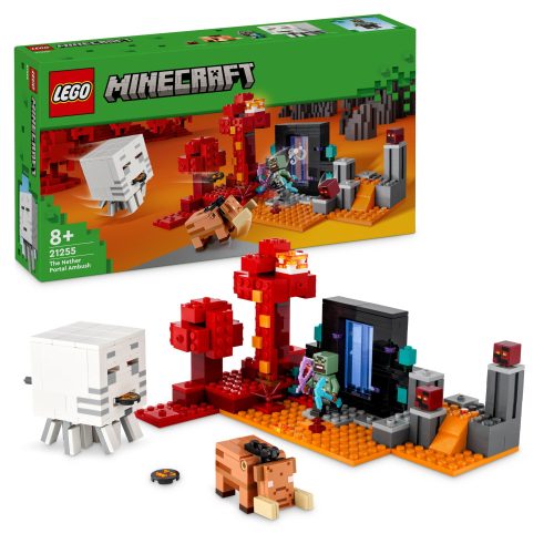 LEGO MINECRAFT NETHER PORTAL AMBUSH