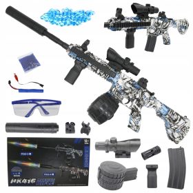   KARABIN M4 PISTOLET AUTOMAT NA KROGLE GEL BB ZA VARNOST VELIKO AVTOMATSKO MITRALJEZNO OROŽJE