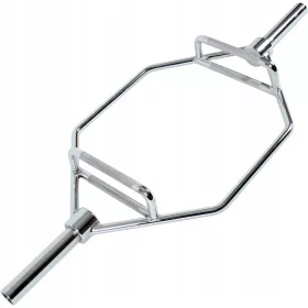   LEVITY Olimpijska šestokotna jeklena palica za vaje mrtvega dviga 25 mm