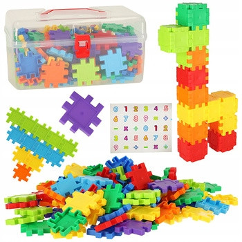Set barvitih izobraževalnih kock XL
