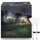 Solarna vrtna svetilka regrat ognjemet 150 LED x2