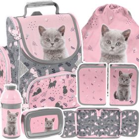   Enačilna šolska torba 18l Mačka Kitten Paso + 4 dodatni izdelki