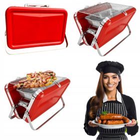    DH Garden GRILL Opal "S lux" ZLOŽLJIV TURISTIČNI KOVČEK PRENOSNO OGLJE