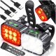 Kolesarske luči za kolo x2 USB 600lm LED set spredaj zadaj močna vodoodporna