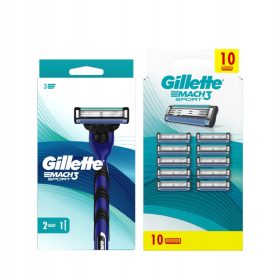    Gillette Mach 3 SPORT brivnik za kartuše za britvice, 10 kos.