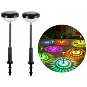  Vtična solarna svetilka 4057 črna 48 cm 2 kos.