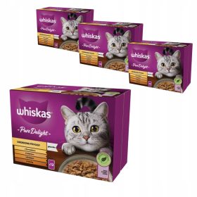   Whiskas Pure Delight Drobiowe Frykasy w Galaretce 40 + 8 GRATIS 85G