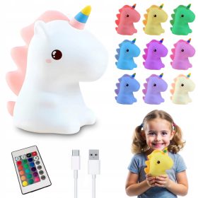 UNICORN USB SILIKONSKA NOČNA LUČKA
