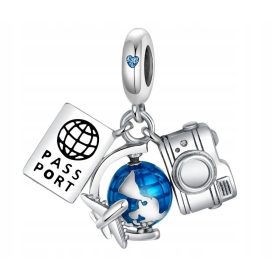   Potovanje po svetu globus letalo fotoaparat čarobni TRAVEL | S925