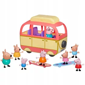   Avtodom Pujsa Peppa Potovanje v Avstralijo F4892 Set + figura 8 kosov