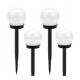    Solarna viseča svetilka SOLAR GARDEN BALL LAMP BELA 10 cm bela 37 cm 2 kom.