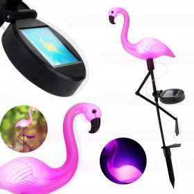 LED SOLARNE VRTNE SVETILKE - FLAMINGI, 3 KOSI