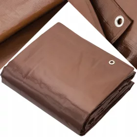   Visokokakovostna zaščitna ponjava 3x4 m, rjava barva, teža 180g/m2
