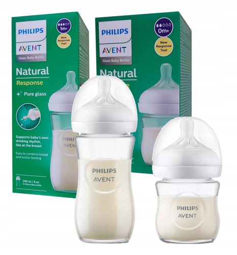 SET STEKLENIČEK PHILIPS RESPONSE AVENT NATURAL 3.0 120 ml + 240 ml