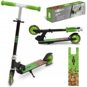   Hulajnoga SKIPO Chess z LED kolesi 120mm za fantke in otroke KIDWELL WXM