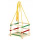 Leseni gugalnik za otroke 34 x 23 x 34 cm