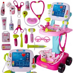 Mali zdravnik komplet na vozičku EKG za otroke