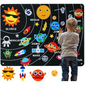    BOARD MAT IZOBRAŽEVALNA TABLA POLST ZA OTROKE SOLARNI SISTEM V POLJŠČINI