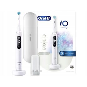 Oral-B iO 7 White Alabaster električna zobna ščetka