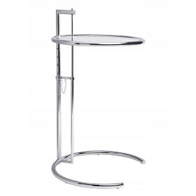   Okrogla miza srebrne barve King Home Grey 56,5 x 50,5 x 99 cm - eleganten dodatek za vaš dom