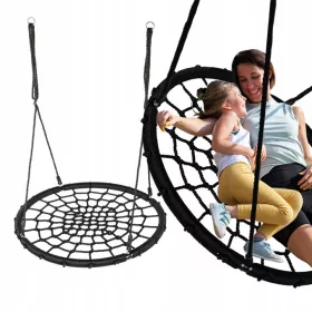   Vrtna gugalnica Stork's Nest Luverno XXL 100 cm – mrežast sedež, nosilnost 150 kg