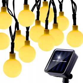 SrebrnOčarljivO girlanda 500 cm solarni