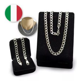    Full Silver CHAIN Moška zapestnica z verižico SILVER pr. 925 ITALIJANSKI