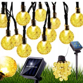 Sunčna vrtna girlanda 650 cm s 40 LED lučkami