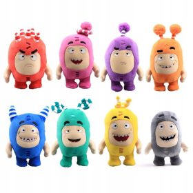 8 KOSOV MASKOTA PLIŠAŠA IGRAČA ODDBODS ANIME 18 CM