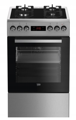  Beko kuhinja FSMT55330DXDS 50cm plin na steklu 60L