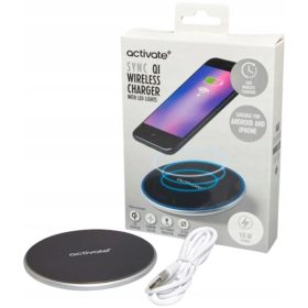   Aktiviraj 10W induktivni polnilnik LED diode QI naprave Črna