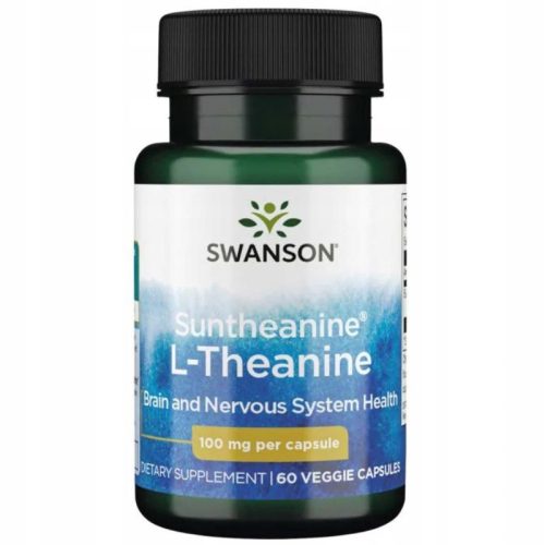 L-Teanin Swanson za izboljšanje spomina in koncentracije, 100 mg, 60 kapsul