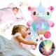 Unicorn Toy with Star Projector Night Light Music Box Plush Toy