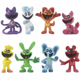   8 FIGUR Smiling Critters VELIKA Figurica CatNap DogDay CraftyCorn