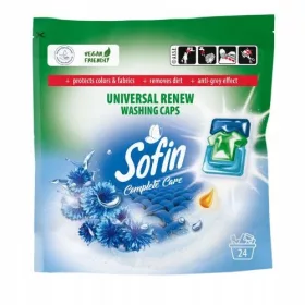   Sofin Kapsule za Belo in Svetlo Perilo Vegan Color Protection XL 42 kos