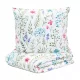 Posteljnina B2 BREEZE Essentials iz mikrovlaken, bel vzorec, 200x220 cm HOMLA