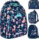 AstraBag Večpredstavni šolski nahrbtnik Baby Deer Shades of Blue 20 l