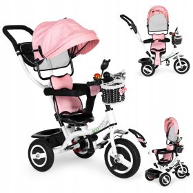 Rower trójkołowy ECOTOYS z daszkiem