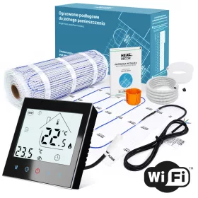    HD-MAT grelna preproga | Termostat T1000.B.WIFI | 150 W/m² | Set 1,5 m²