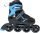Raztegljivi rolerji SPEEDY Turquoise 35-38 + komplet zaščitnih opornikov Laubr Sport YX-0310-LL