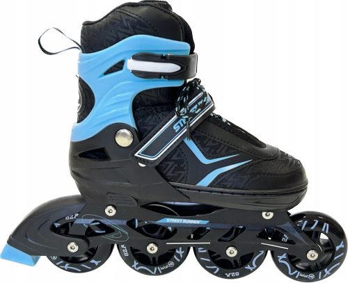 Raztegljivi rolerji SPEEDY Turquoise 35-38 + komplet zaščitnih opornikov Laubr Sport YX-0310-LL