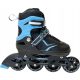 Raztegljivi rolerji SPEEDY Turquoise 35-38 + komplet zaščitnih opornikov Laubr Sport YX-0310-LL