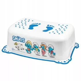   Maltex otroški podnosek za noge z protizdrsnimi gumicami Smrkci Beli Smrkec