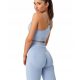 Legginsy za ženske z visokim pasom Allure Carpatree M modre