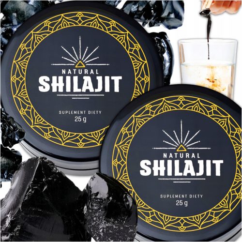 100% Naravni Altajski Shilajit Mumio - Zmogljiva in Čista Pasta za Energijo 25g
