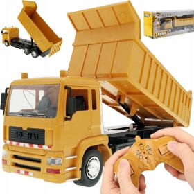 Daljinsko voden tovornjak prekucnik z LED lučmi Mercedes