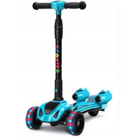 HULAJNOGA Z LED LUČMI ZA OTROKE, TRIKOLESNA, ZLOŽLJIVA