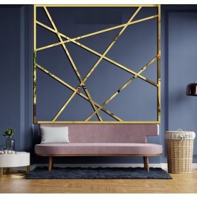   Zlata samolepilna letvica za dekoracijo avtomobila in notranjosti doma