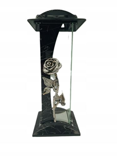 udovita Velika Sveča Napoleon za Mater z Ogledalom iz Rose Zlata 40 cm